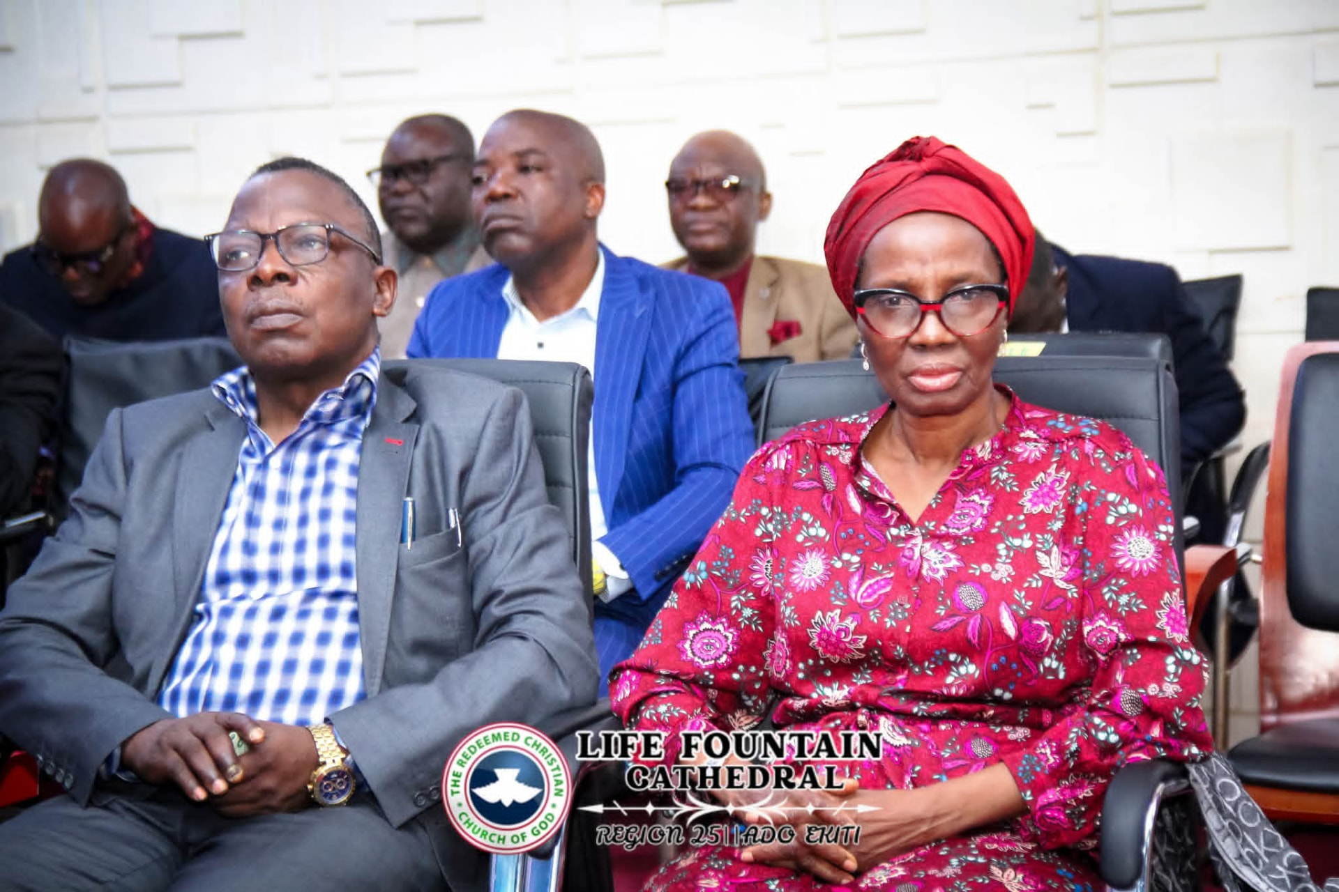 At a cathedral service