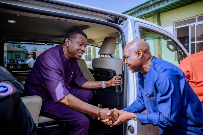 A warm handshake on arrival