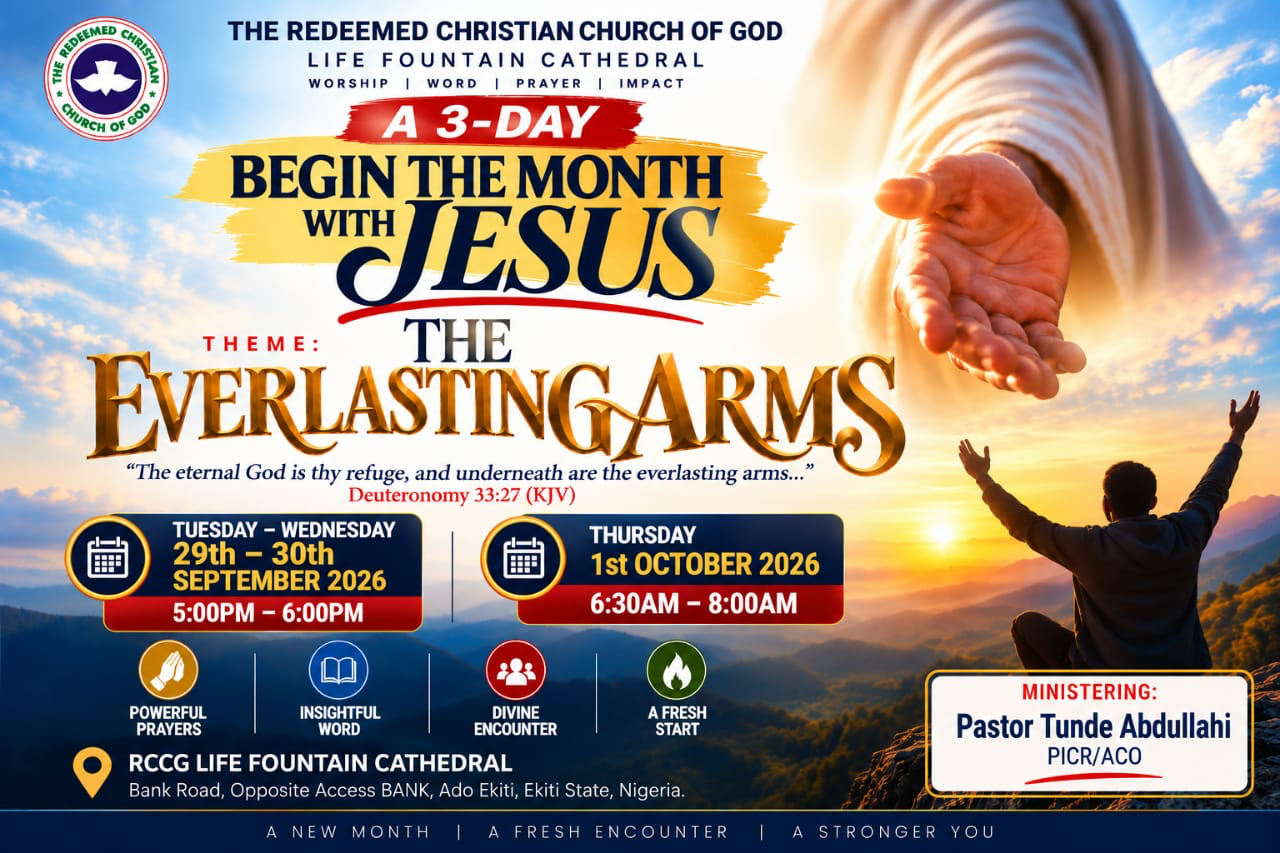 Begin the Month with Jesus