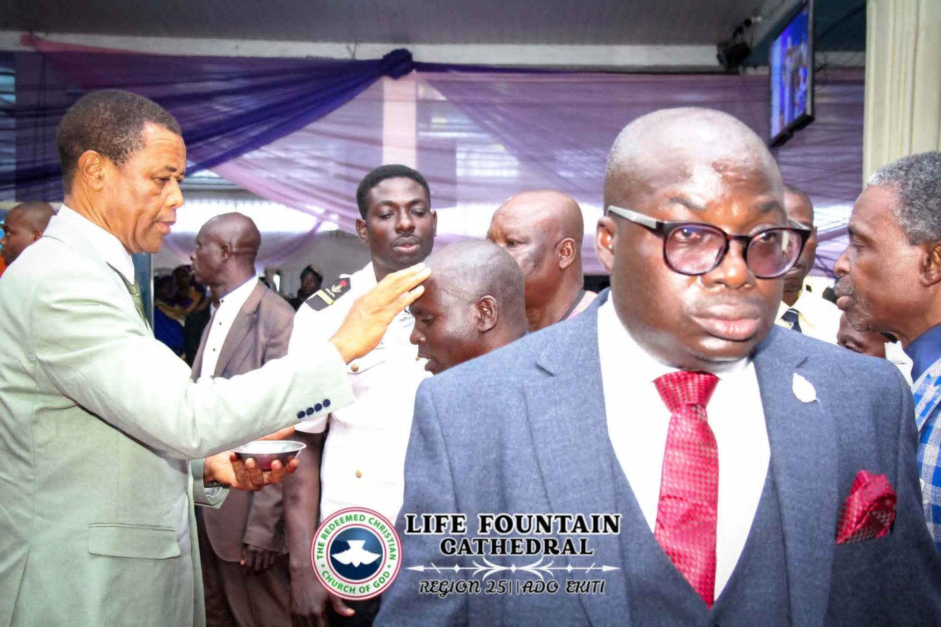 A moment of blessing